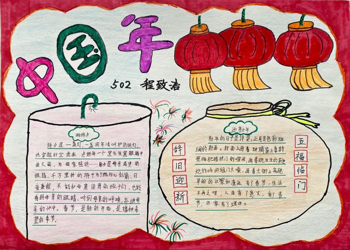 关于团圆的英语手抄报(Handmade Poster on Family Reunion)